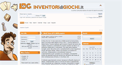 Desktop Screenshot of inventoridigiochi.it